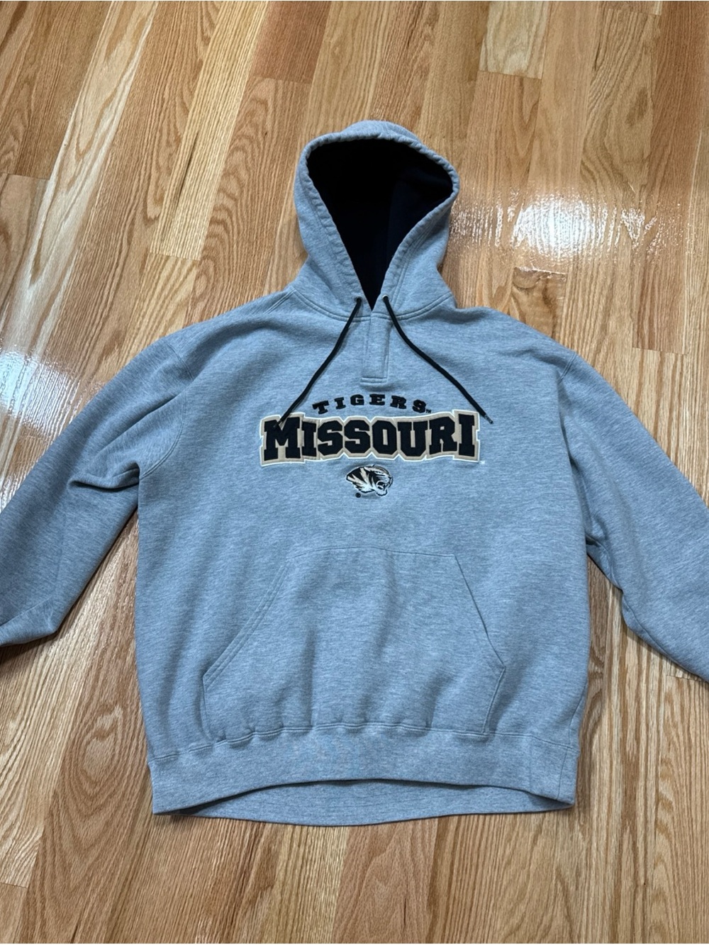 Vintage Missouri Tigers Hoodie Sweatshirt Mens Size XL Lee Sport